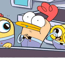 eyes wtf GIF by Space Chickens In Space