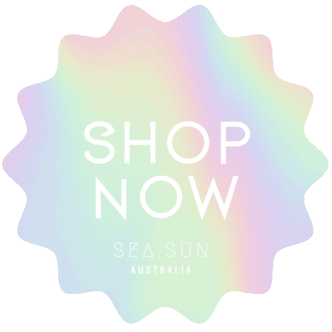 seasunaustralia giphyupload rainbow shopping skincare Sticker