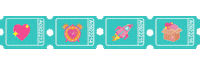 aireobjetosdeco ticket tickets envios aire Sticker
