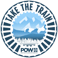 Winter Train Sticker by Protect Our Winters Switzerland