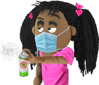 Spray Eww Sticker by Fluffy Friends