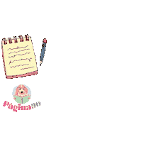 Livro Escrita Sticker by Página 90