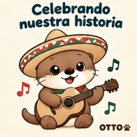 Fiesta Sombrero GIF by Otto the Otter by GleeSpace