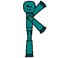 On My Way Waiting Sticker by Stikbot