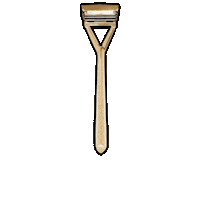 Shaving Razor Sticker by Leaf Shave