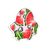 Watermelon Melon Sticker by NukeGuys