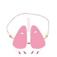 aire pulmones Sticker by E-clean & Health