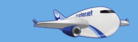 InterjetAirlines sky trip fast vacaciones GIF