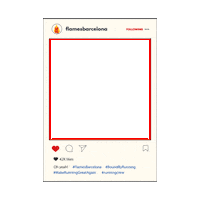 Instagram Running Sticker by Flames Barcelona