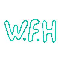 Work From Home Sticker