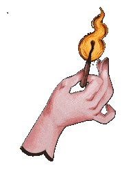 Fire Burn Sticker