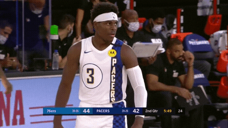 High Five Lets Go GIF by Indiana Pacers