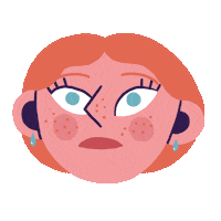 Roll Eyes Sticker by Marie Boiseau