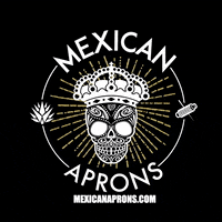 MexicanAprons skull mexican skulls apron GIF