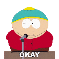 Eric Cartman Ok Sticker by South Park