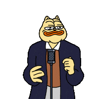 Rick Fatcat Sticker by ChonkyCom