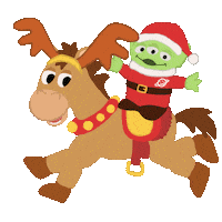 Toy Story Alien Disney Christmas Sticker