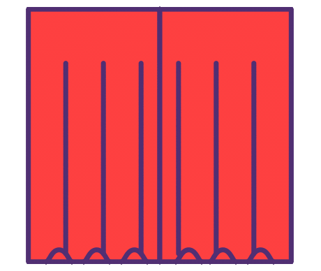 Curtain Ta Da Sticker by Modular