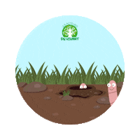 Worm Sticker by Agribio