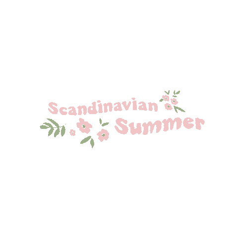 Scandi Summer Sticker by Murlong Cres.