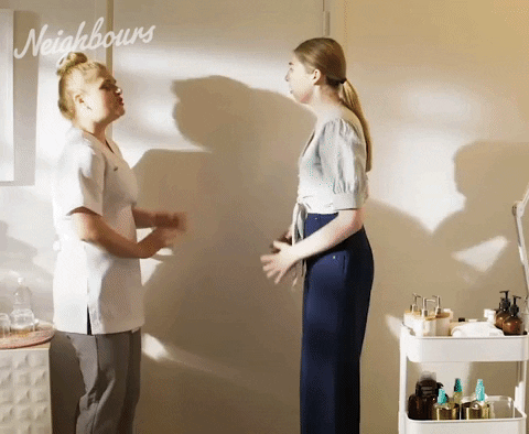 What Is Going On GIF by Neighbours (Official TV Show account)