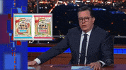 Stephen Colbert Food GIF by The Late Show With Stephen Colbert