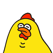 Chicken Gaga Sticker