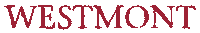 westmont logo college california maroon Sticker