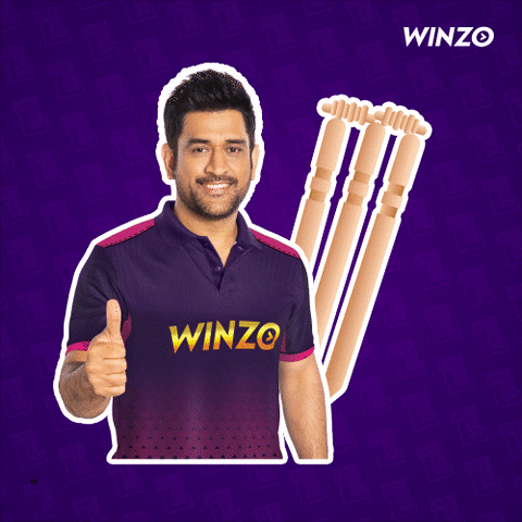 Ms Dhoni Cricket GIF by WinZO Games