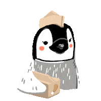 Fried Chicken Oops Sticker by Rhiannon Kate