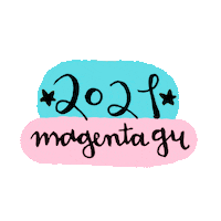 Magentagu feliz 2021 nuevo 21 Sticker