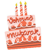 Birthday Cake Sticker by diyminiatures