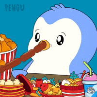 Hungry Penguin GIF by Pudgy Penguins