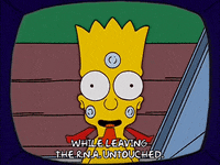 happy bart simpson GIF