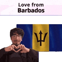Bb Barbados Sticker