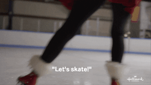 Ice Skating GIF by Hallmark Channel