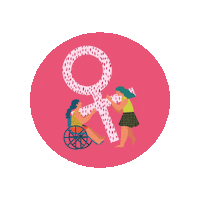 awidwomensrights women woman feminism young Sticker