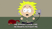 scared tweek tweak GIF by South Park 