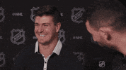 ice hockey laughing GIF by NHL