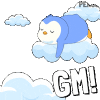 Good Morning Love Sticker by Pudgy Penguins