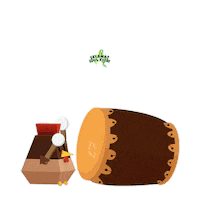 Ramadan Ketupat Sticker by Garena Fantasy Town