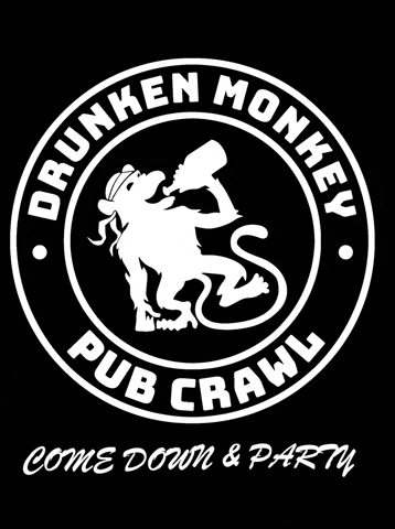 DrunkenMonkeyPrague bar crawl pub crawl drunkenmonkey drunken monkey GIF