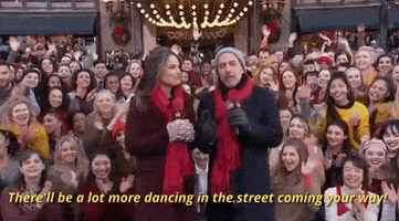 matt lauer therell be a lot more dancing in the street coming your way GIF by The 91st Annual Macy’s Thanksgiving Day Parade