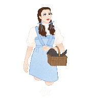 ThePaperClips wizard of oz dorothy Sticker