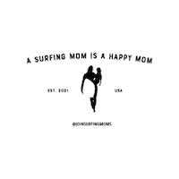 surfingmoms mom community california surf Sticker