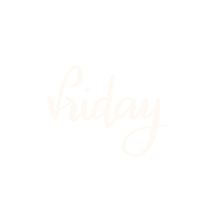 Friday Text Sticker