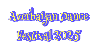 azdf_fest dance festival azerbaijan baku Sticker