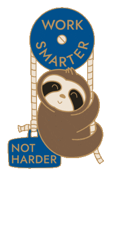 Sloth Summit Sticker by APSphysics