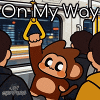 Coming On My Way GIF by Chimpers