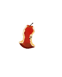Ecit eat yum apple bounce Sticker